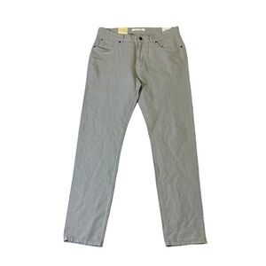 NEW Billy Reid mens 33x33 light gray cotton linen 5-pocket pants NWT